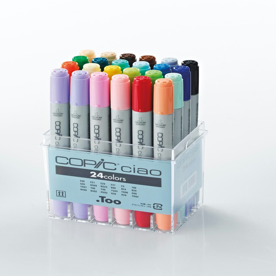 image 1 of Copic CIAO Marker Set, Multicoloured, Set of 24