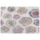 image 1 of Hand Painted Multicolor Watercolor Rug | Multi