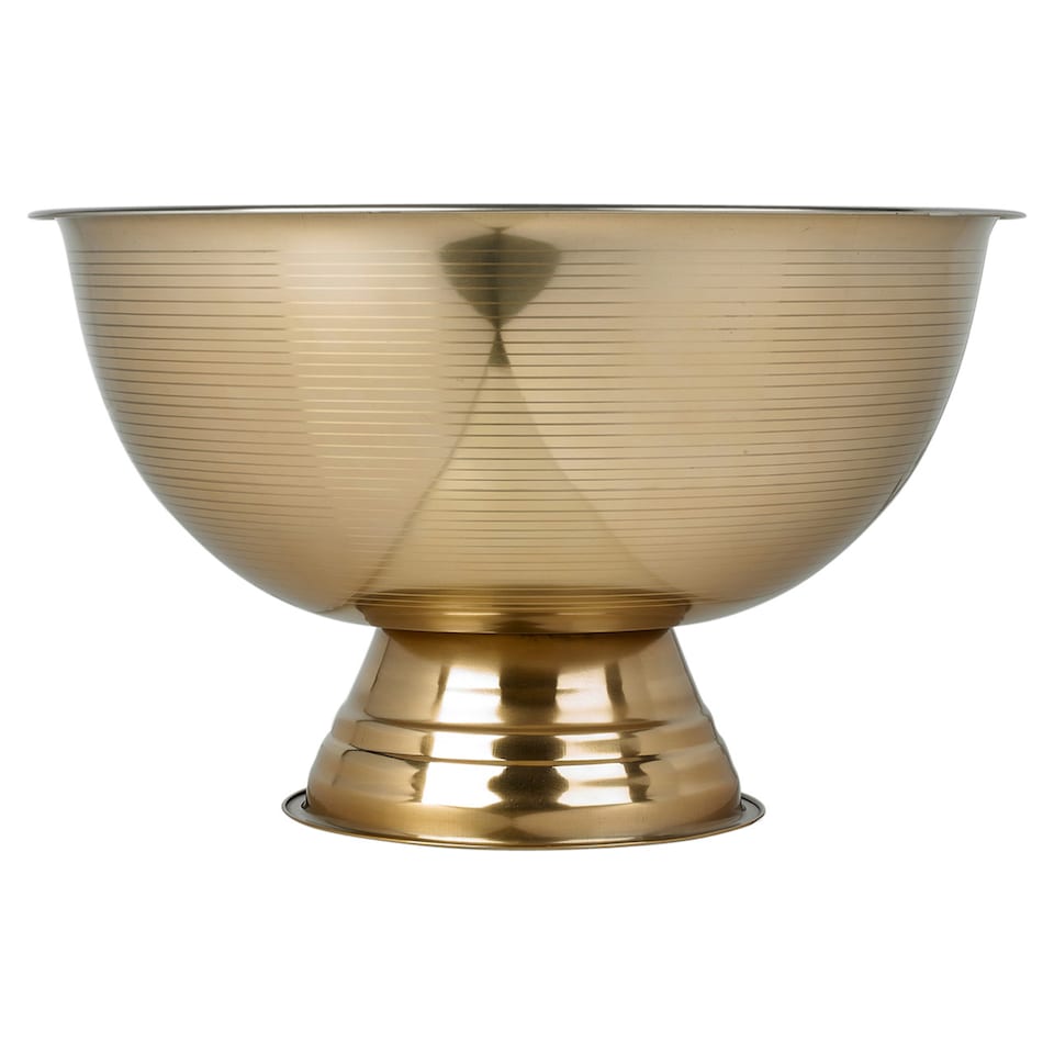 image 1 of 39.5cm Stainless Steel Footed Champagne Bucket | Gold | 1