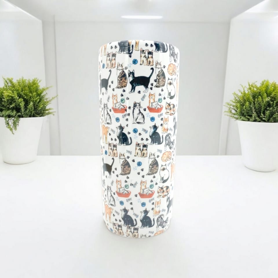 image 1 of 18 Inch Round Assorted Cats Umbrella Stands - L20 x W20 x H46 cm