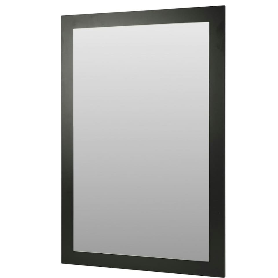 image 1 of 800 x 500mm Bathroom Matt Dark Grey Mirror (Central) | Grey | Grey | 1