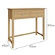 image 2 of Taberno 2 Drawer Dressing Table Natural Oak Brown