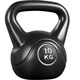 image 1 of Yaheetech 10KG HDPE Coated Kettle Bells for Fitness Workout | Black | 10