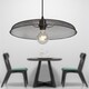 image 4 of Cassidy - Large Black Mesh Easy Fit Metal Pendant Shade | Black | Large | 1