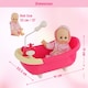 image 8 of BiBi Doll Bathtub Set with Working Shower, 13" Baby Doll & Accessories