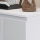 image 5 of FWStyle Carlton 3 Drawer Chest Of Drawers - White Gloss Front