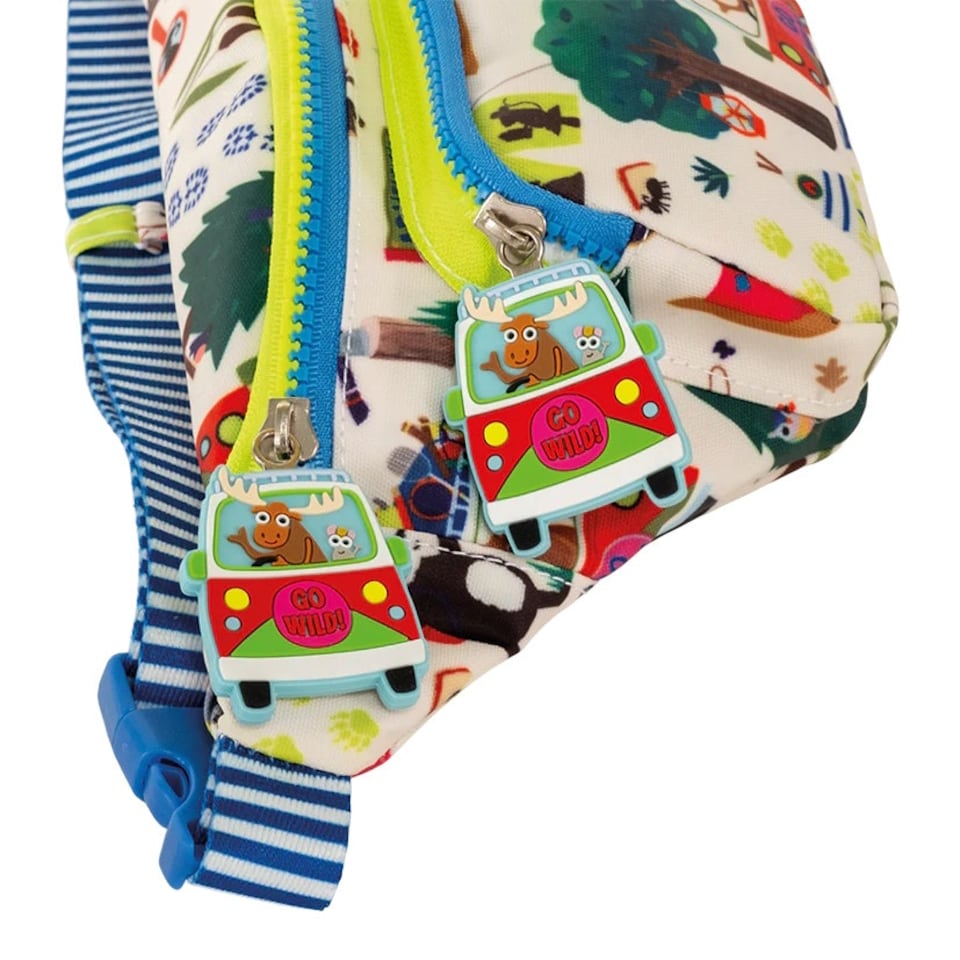 image 1 of Floss & Rock Children's Belt Bag - Adventure Multi
