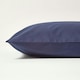 image 2 of Homescapes Navy Blue Egyptian Cotton Housewife Pillowcase 200 TC - King Size