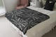 image 3 of White Palm Trees On Black Blanket | Multi