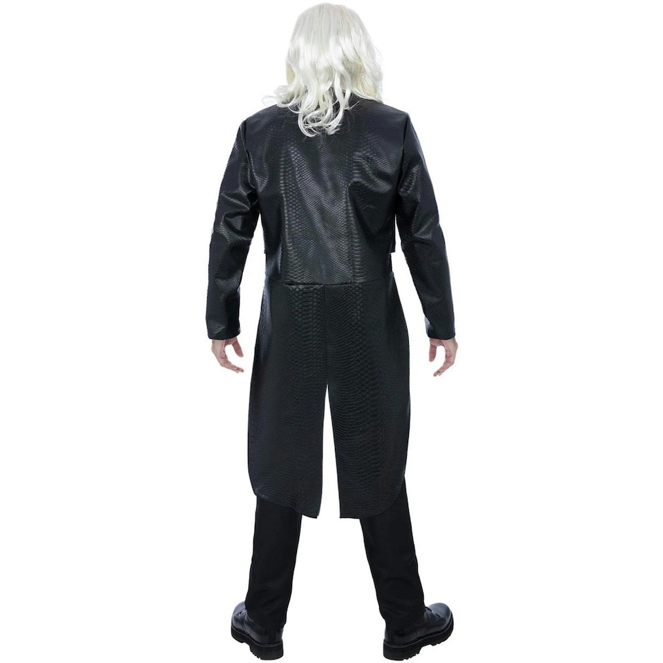 image 1 of The Rocky Horror Picture Show Mens Riff Raff Costume Set - Black/White - L | Black | L