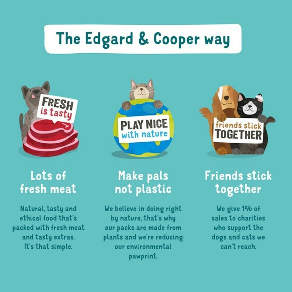 image 1 of Edgard & Cooper Dental for Dogs Strawberry & Mint Small 7 sticks