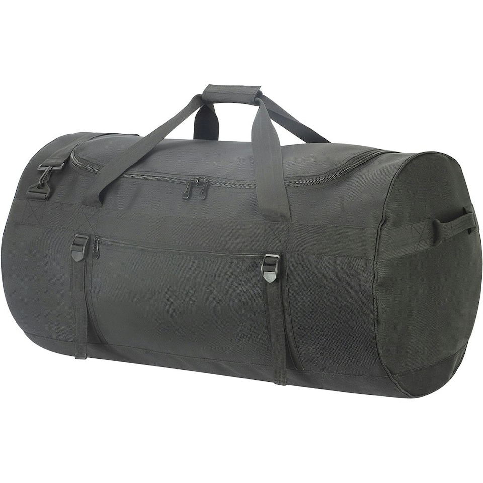 image 1 of Shugon Atlantic Oversize Kitbag / Duffle Bag (110 Litres) - Black/Black - One Size