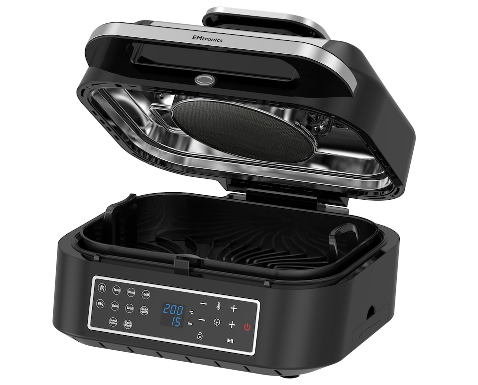 image 1 of Emtronics 6.3L Grill and Air Fryer