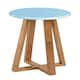 image 1 of Interiors by Premier Viborg Blue Bamboo Round Stool