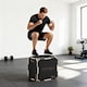 image 2 of SPORTNOW 3 in 1 Wooden Plyo Box, Corner-free Non-Slip Plyometric Jump Box Step Up Platform with Handle Openings for Home Gym Exercise and Outdoor Workout,  41 x 61 x 51 cm