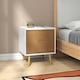 image 2 of HOMCOM Bedside Table with 2 Drawers for Bedroom, Living Room