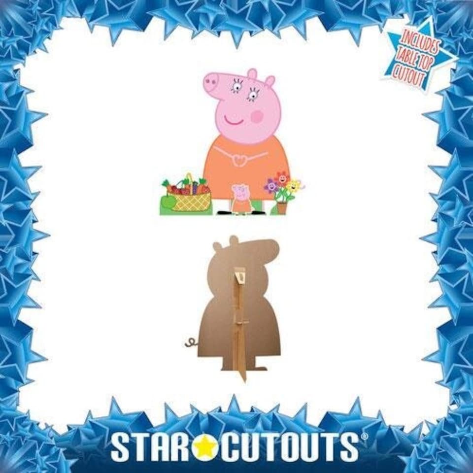 image 1 of Mummy Pig (Peppa Pig) Cardboard Cutouts Decoration Pack