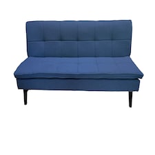 The Fermo 2 Seater Sofa Bed in Grey, Silver or Navy | Blue | One Size