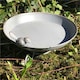 image 6 of Metal Bird Bath or Feeder for garden birds or wildlife, 22cm diameter