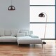 image 8 of First Choice Lighting Pair of Industrial Nickel with Copper Detail Dome Pendants Silver | Copper