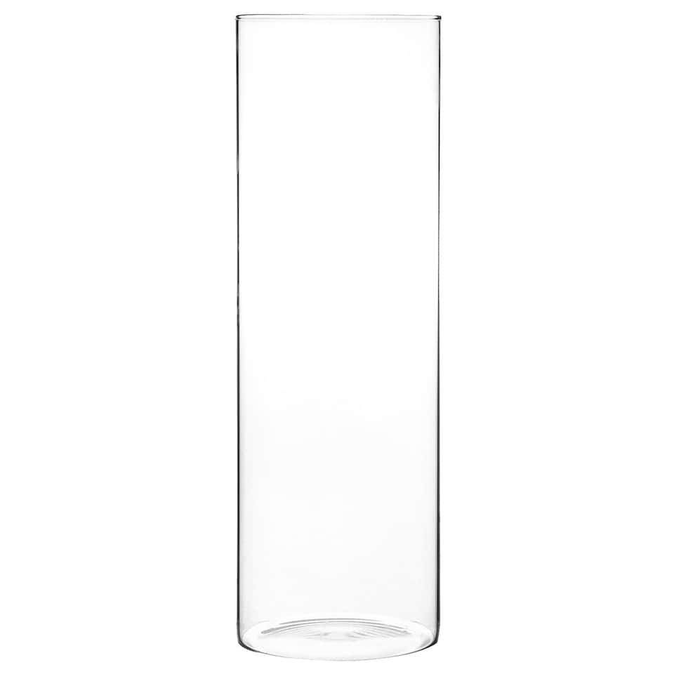 image 1 of Argon Tableware Glass Storage Jar - Carved Wood Lid - 2 Litre - Modern Round Scandi Organisation Container Glass Jar