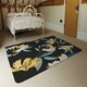 image 3 of Yellow Flowers on Green (Rug) Yellow | Large: 140x200cm