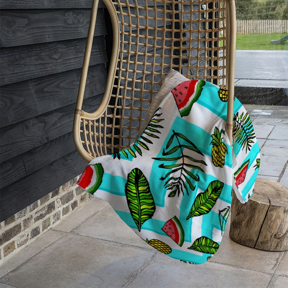 image 1 of Pineapple & Watermelon (Blanket)