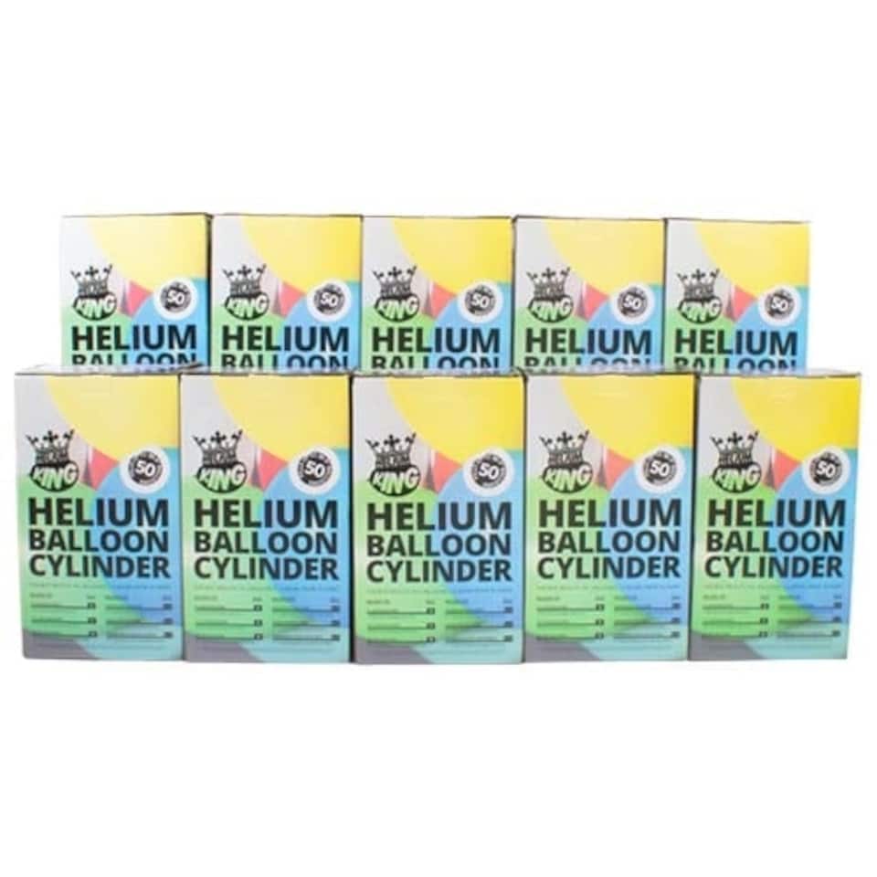 image 1 of Bulk Pack of 10 Large Disposable Helium Gas Canisters