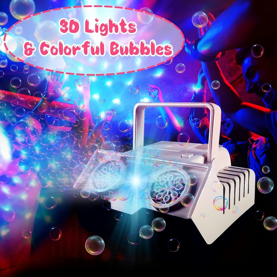 image 1 of Automatic Electric Bubble Machine for Children
