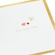 image 5 of Gold & Red Hearts Design 3D & Pop Up Love Card Anniversary, Valentines, Engagement Birthday