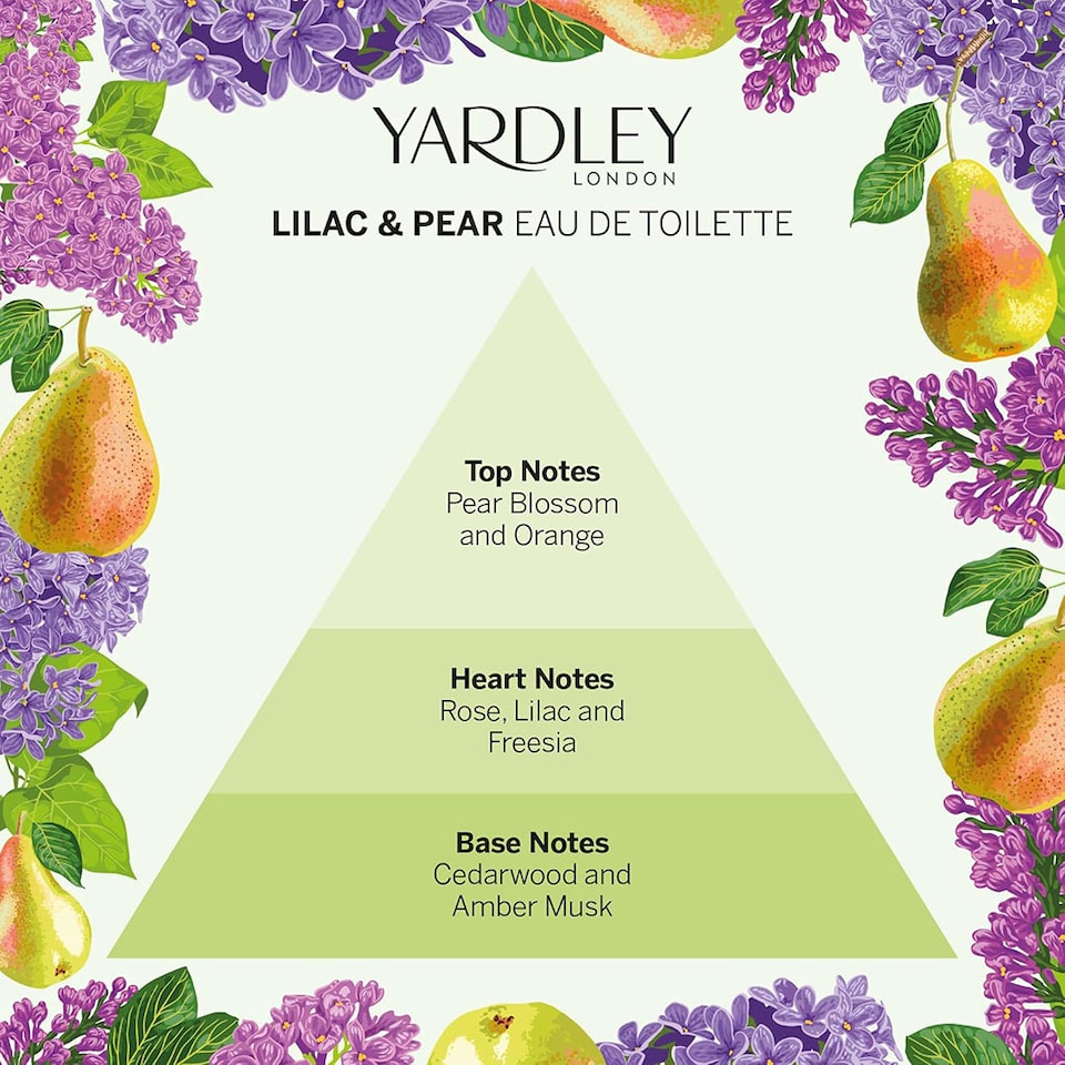 image 1 of Yardley Lilac & Pear 125ml EDT Spray