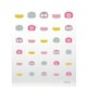 image 2 of Princess Kids Nail Sticker - # P003k - 1pack Multi