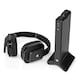 image 4 of Nedis Wireless RF TV Over-Ear TV / Hifi Headphones with Charging Base, 25m Range, Volume Control, Toslink/Coax/RCA/3.5mm Input - Black