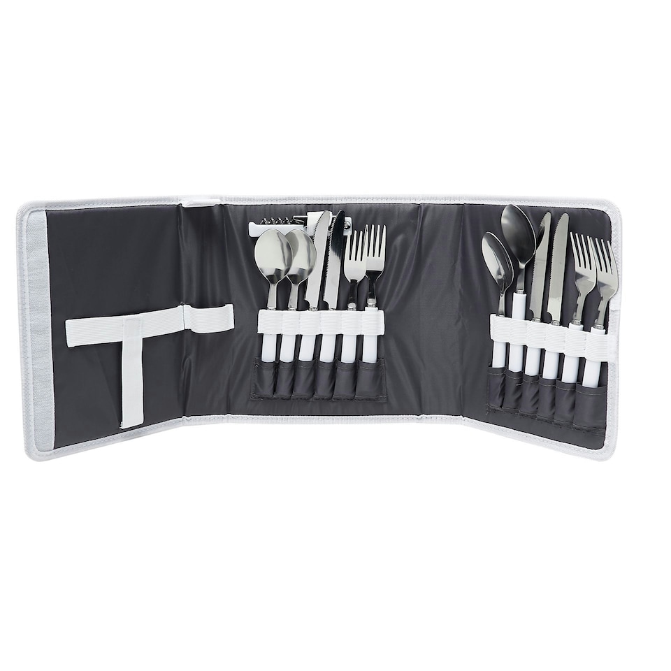 image 1 of Country Living 4-Person Cutlery Picnic set