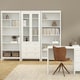image 7 of Madrid China Cabinet 2 Glass Doors with 3 Drawers in White