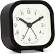 image 4 of Acctim Robyn Mini Bedside Alarm Clock | Black | Black