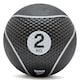 image 1 of Reebok 2 kg Medicine Ball, 19 cm Diameter, Dual-Textured Grip | Multi | 19 cm diameter