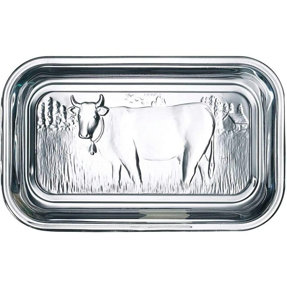 image 1 of Luminarc Cow Butter Dish - Clear - One Size