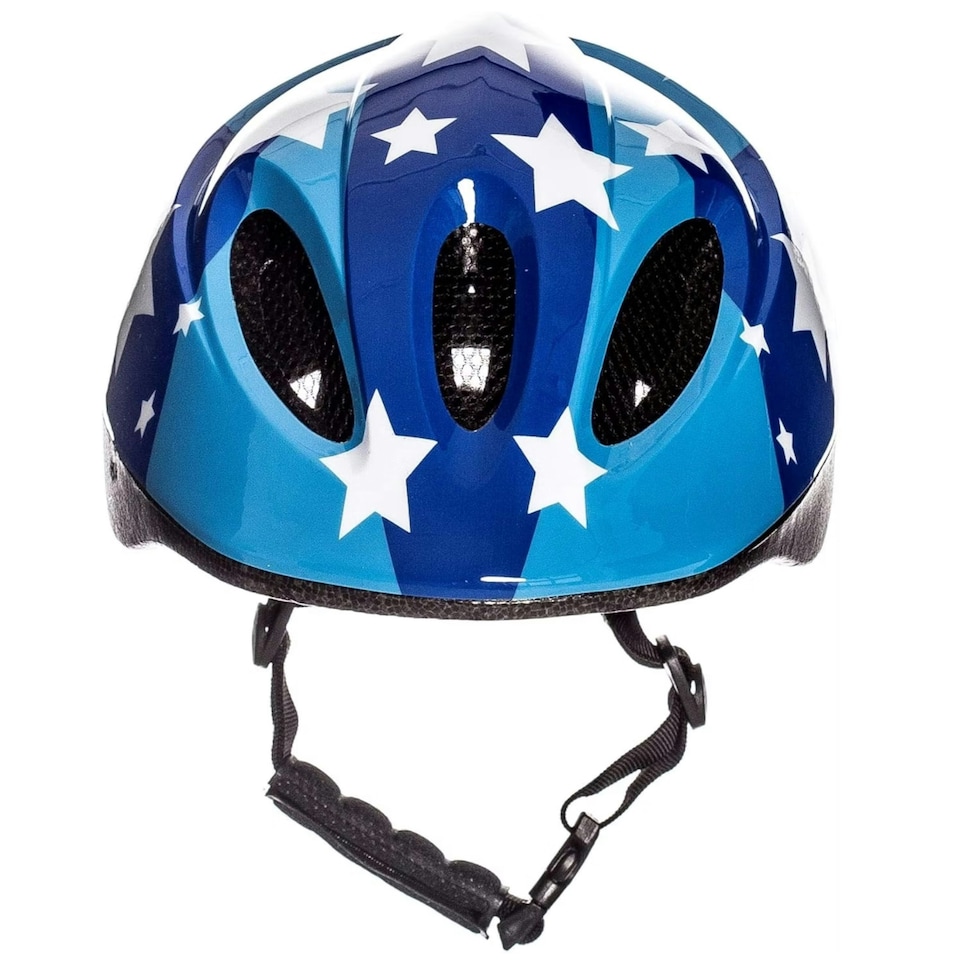 image 1 of Sport Direct Blue Stars Childs Bike Helmet Blue 48-52cm Blue | S