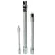 image 3 of 3pc Mixed Drive Flexible Flexi Socket Extension Bar Adapter Set 1/4 3/8 + 1/2