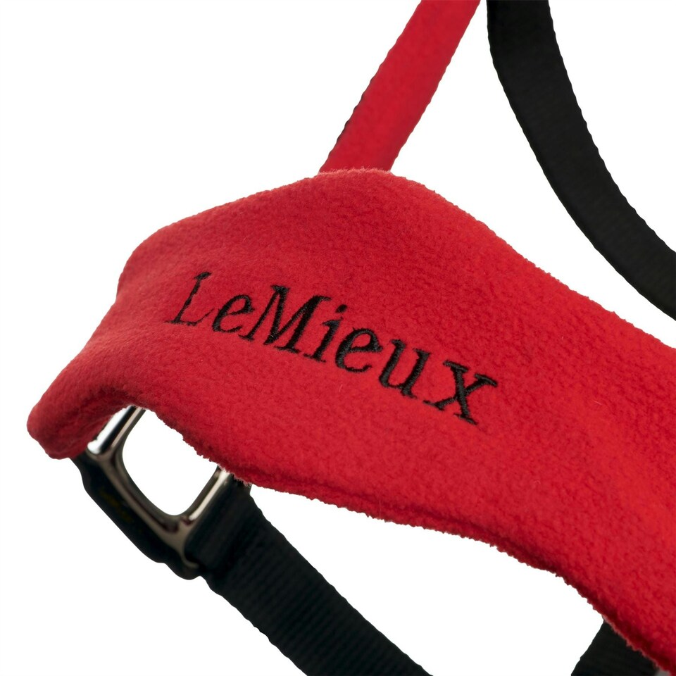 image 1 of LeMieux Vogue Headcollar & Leadrope Red | Full