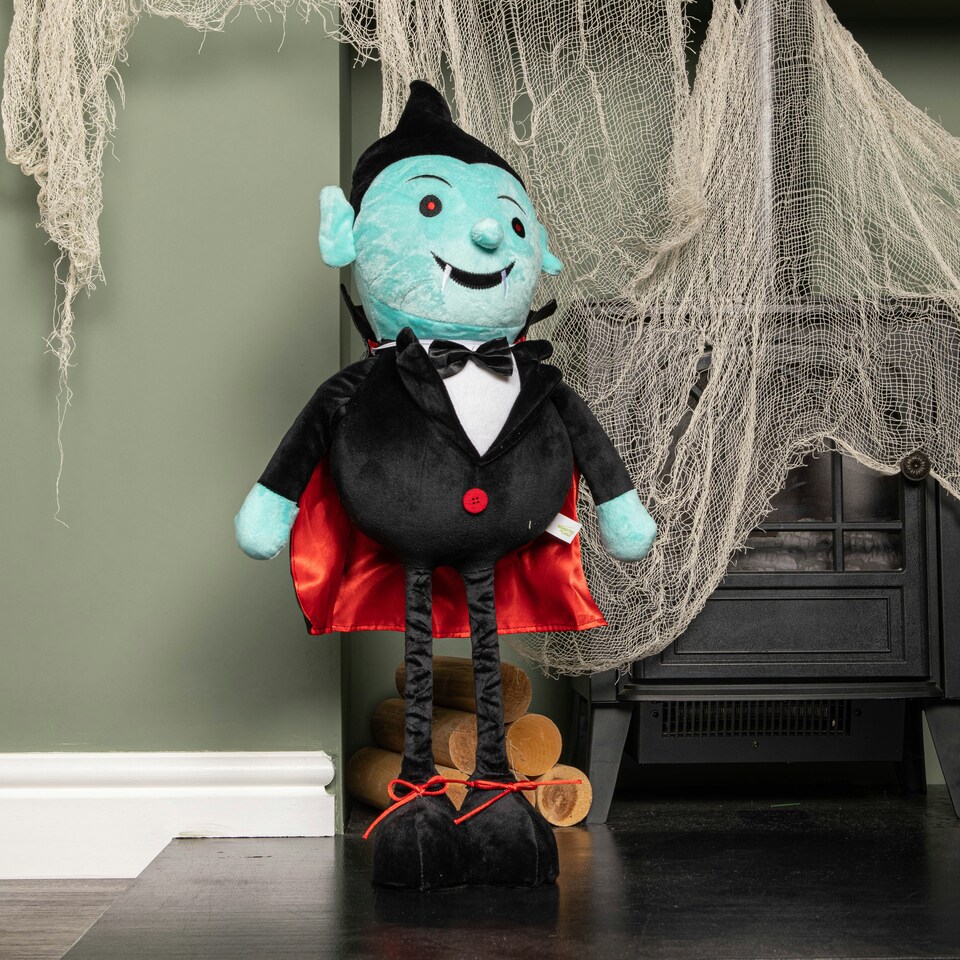 image 1 of 61cm Drac Halloween Standing Decoration with Extendable Legs