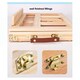image 5 of Desktop Art Beech Wood Painting Stand Display Easel with Storage 34.5 x 26 x 6.5cm