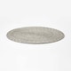 image 5 of Homescapes Silver Handwoven Round Placemats Set of 4 | Grey | 4