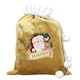 image 3 of Personalised Christmas Santa Gold Sack