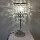 image 2 of First Choice Lighting Chrome and Acrylic Crystal Jewelled Table Lamp Chrome | Clear