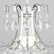 image 3 of ValueLights Donah Silver Ceiling Pendant Droplets Shade and B22 GLS LED 10W Cool White 6500K Bulb