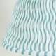 image 2 of ValueLights Riza Tapered Green Arrow Fabric Pleated Easy Fit Small Lamp Shade with LED Bulb