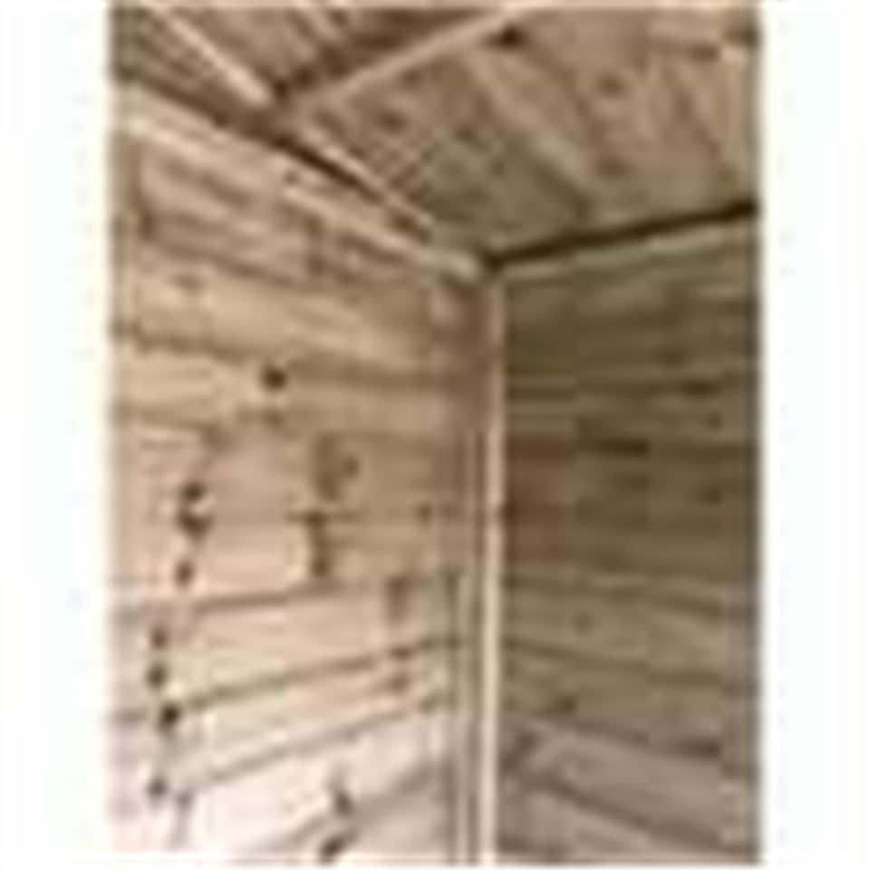 image 1 of 9 x 28 Reverse Pressure Treated Tongue And Groove Apex Summerhouse - LONG WINDOWS (9' x 28' / 9ft x 28ft) (9x28)