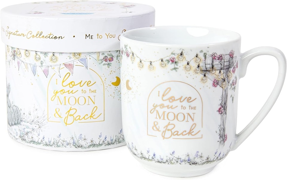 image 1 of Me to You Tatty Teddy 'Moon and Back' Mug in a Gift Box